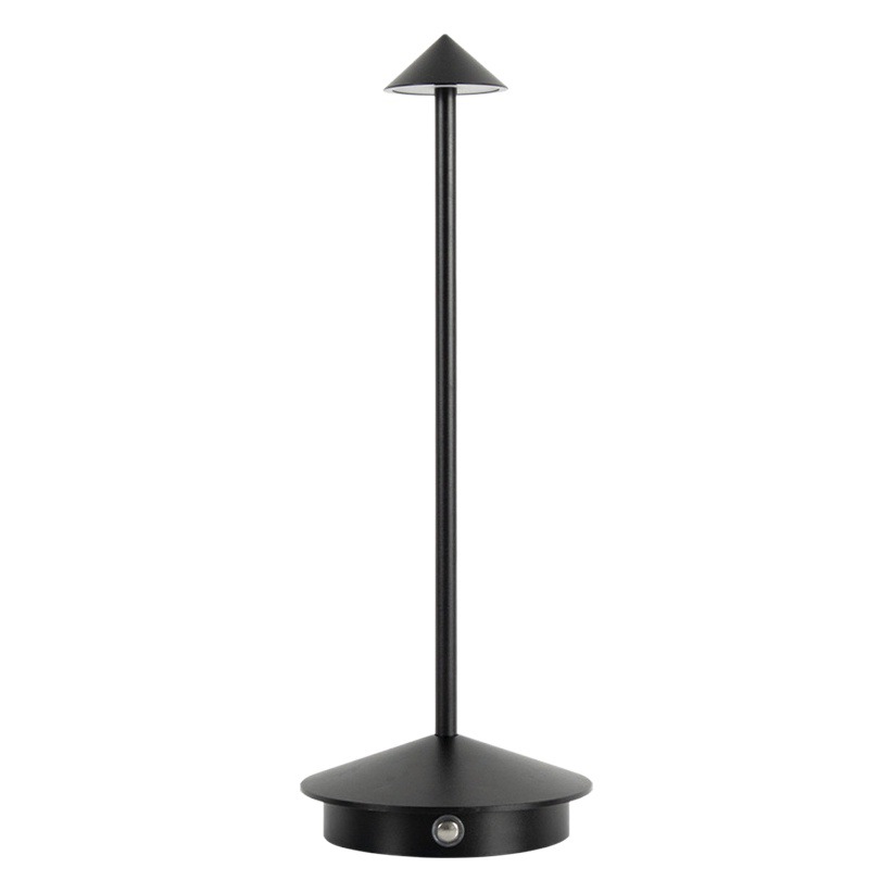 Transfronterizo LED decoración del hogar moderno simple aluminio creativo seta noche luz restaurante lámpara de mesa lámpara de noche al por mayor