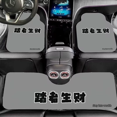 Diatom Mud Car Floor Mats, Universal Foot Pad - step-on-the-money-ash-front-foot-pad-5065cm-diatom-mud-single-piece