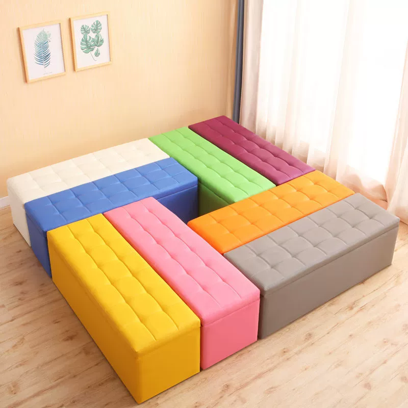 Магазин одежды, диван, табурет, скамейка для хранения, примерочная, табурет для отдыха, магазин обуви, табурет для смены обуви, длинная подставка для ног, кожаный табурет