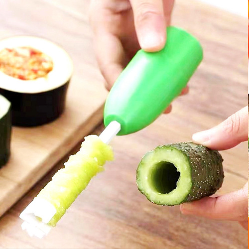 Cross-border vegetable corer, fruit corer, corer, seed remover, corer and hole digger, household kitchen gadgets wholesale