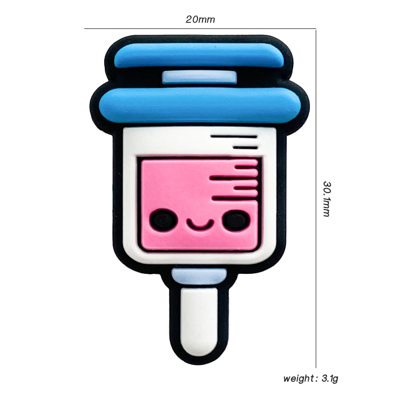 2023新款 卡通注射器食品級硅膠珠子 嬰兒牙膠串珠項鍊批發