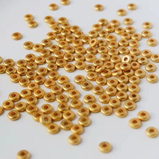 18k����ɫɳ�������ƬƽƬ4mm/5mm/6mm��Ƭ��diy�Ʒɢ�� 50�w