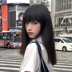 森川富江黒斉前髪かつら