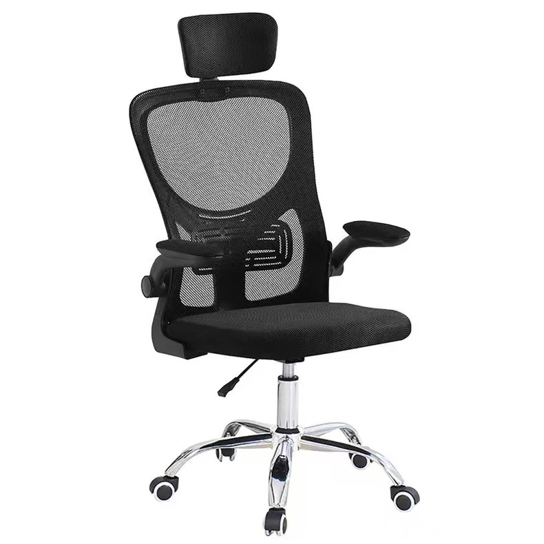 Ll Silla para computadora Silla para aprendizaje en el hogar Silla de trabajo sedentaria con respaldo y transpirable Silla ergonómica para oficina