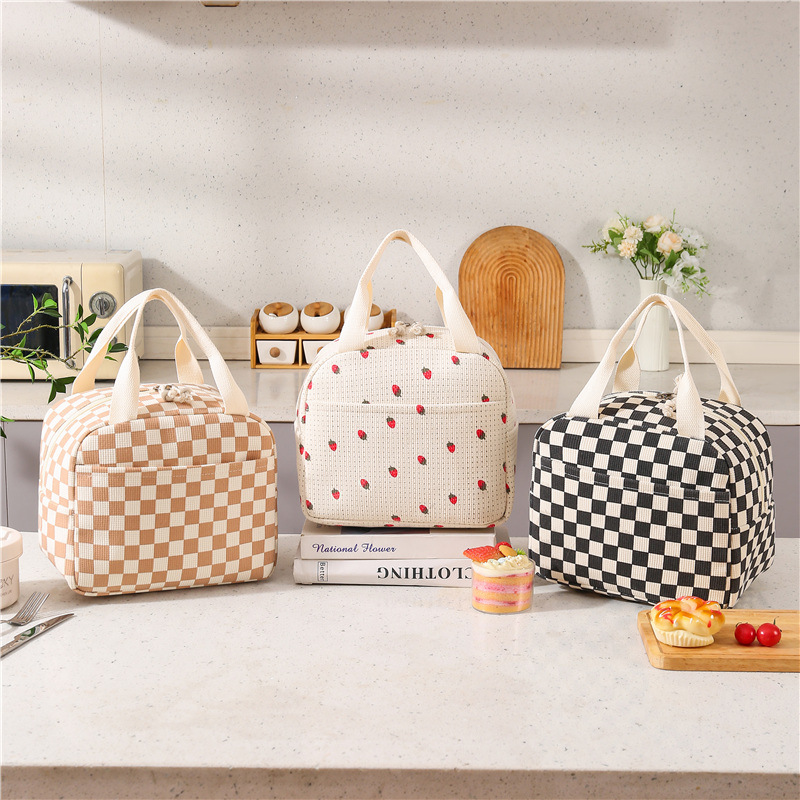 Bolsa de aislamiento térmico portátil de gran capacidad, bolsa de almuerzo, bolsa de almuerzo