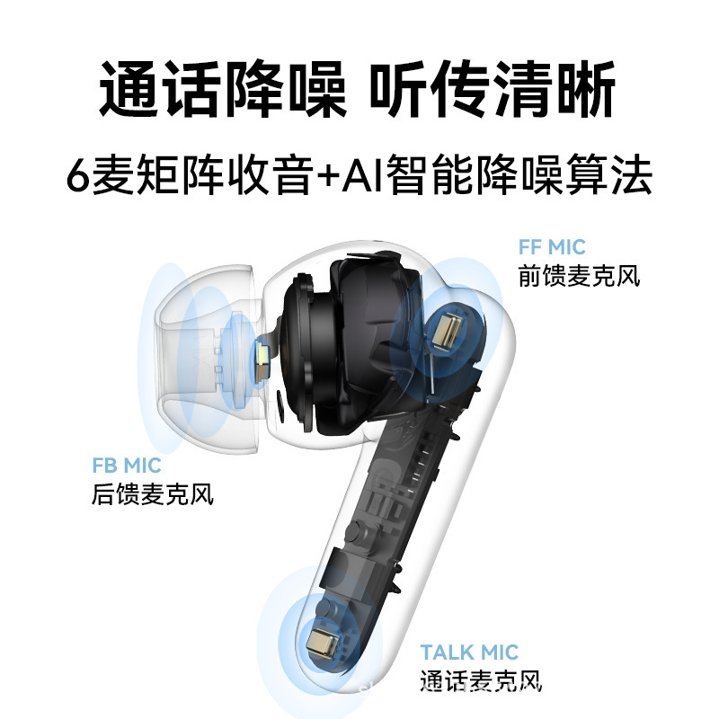 Shengkuo P40i スーパー エッグ 2.0 アップグレードされたノイズ リダクション トゥルー ワイヤレス Bluetooth ヘッドセット TWS インイヤー 公式リリース|undefined