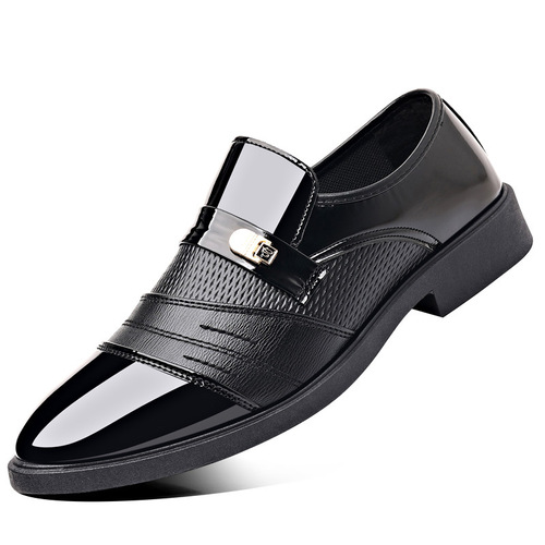 [Large Size] New men's leather shoes, business casual soft leather shoes, non-slip soft sole, Southeast Asian dad shoes