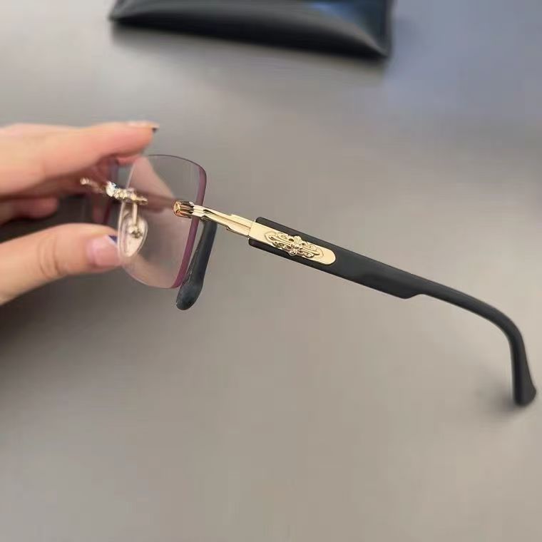 25g Weight Frameless Glasses Structure Sunglasses Classification Plastic Lens Material Square Glasses Style Casual, Daily Occasion Solid Color Pattern All Seasons Season Unisex Gender Simple Style Style Gold, Silver Color Simple Style Solid Color Plastic Square Frameless Optical Glasses 3