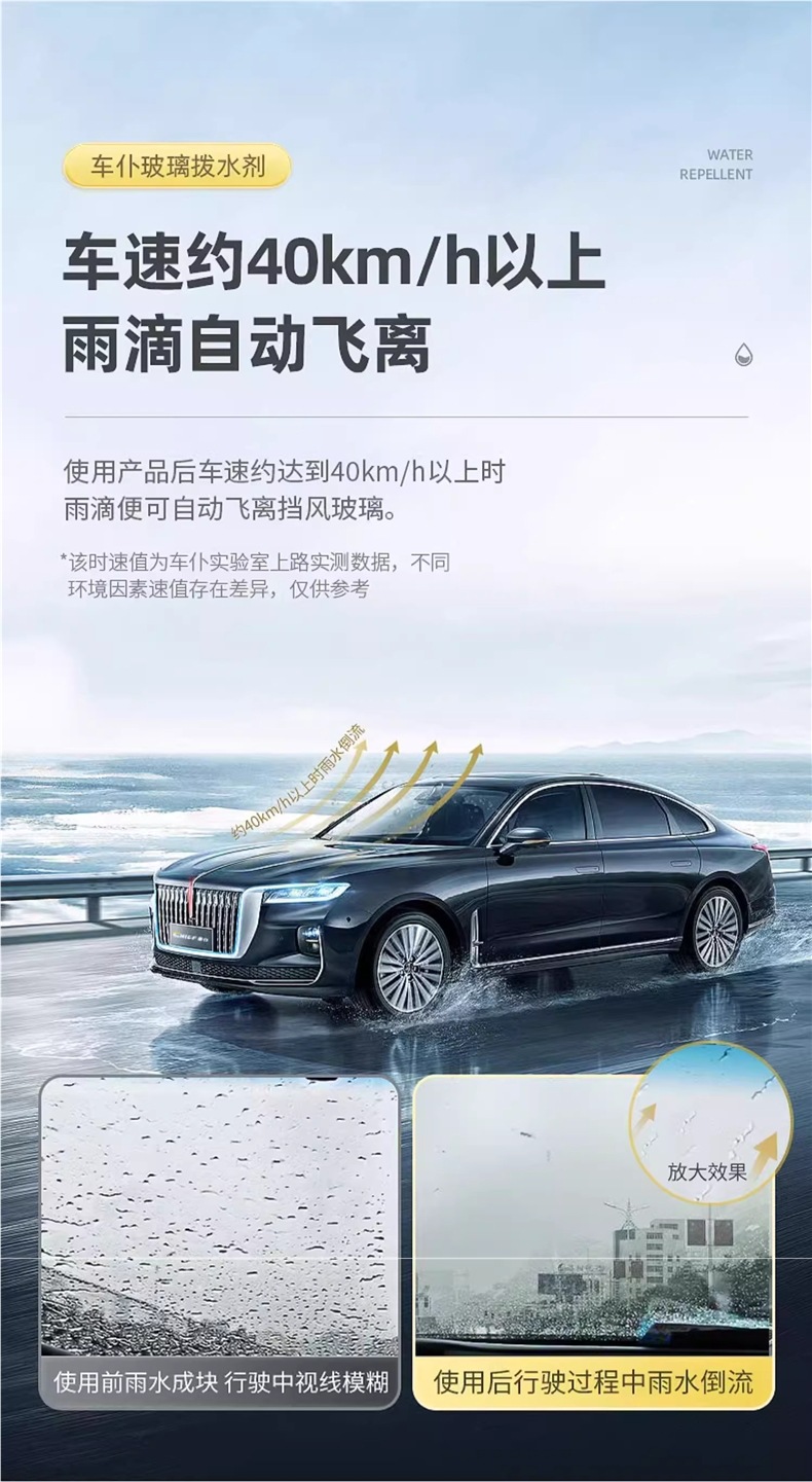 Car Anti-Fog Agent, Car Windshield Defogger, Rearview Mirror Rainproof Agent, Long-Lasting Water-Repellent Rainproof Agent