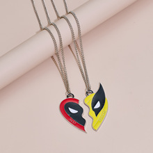 跨境新款死侍项链影视周边衍生品情侣项链欧美热销个性配饰现货