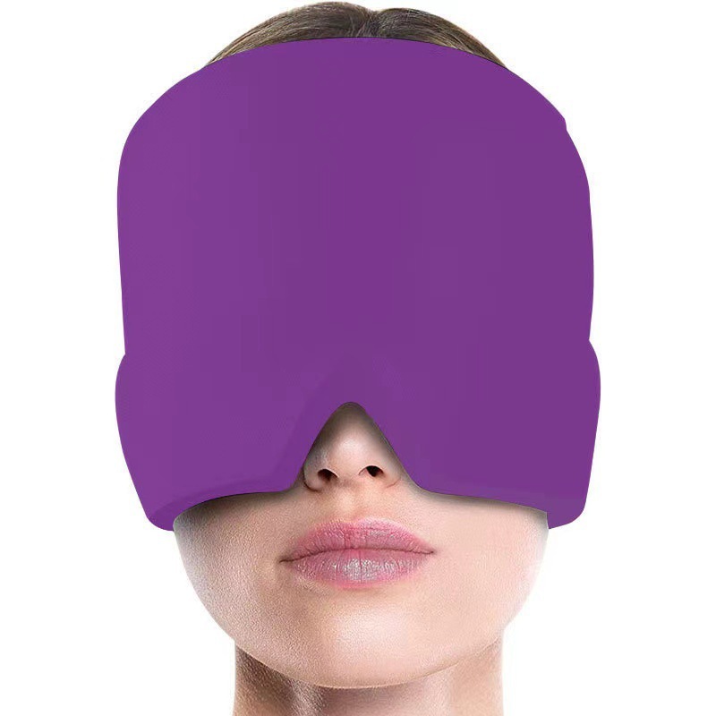 Amazon explosivo frío y caliente cubierta de cabeza de gel de enfriamiento físico cubierta de cabeza de hielo cubierta de cabeza de máscara facial cubierta de ojos de hielo cubierta de cabeza de gel