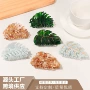 新款跨境复古pvc鲨鱼夹