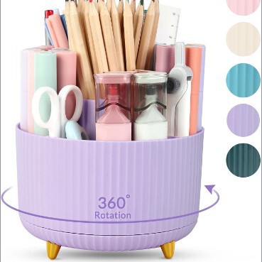 化粧品収納ボックス、卓上回転ペンホルダー、軽くて豪華でハイエンドのプラスチック製収納ラック、化粧ブラシ収納オールインワンキャビネット|undefined