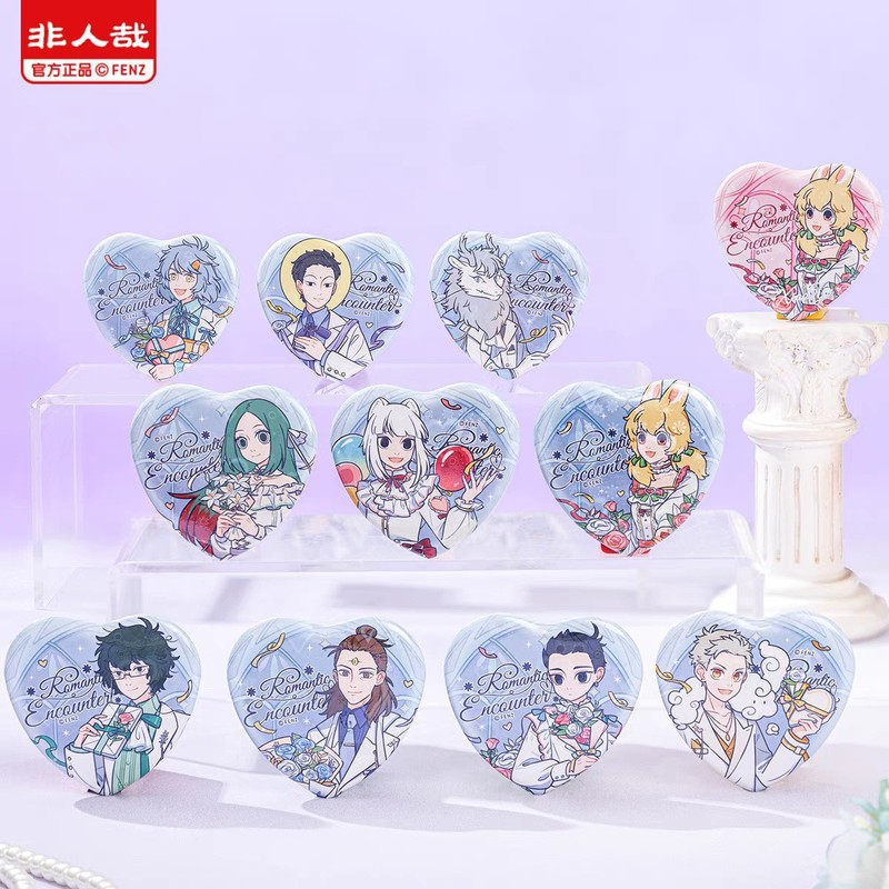 正規品非人哉-花火の年シリーズ缶バッジブラインドボックスアニメ二次元周辺機器|undefined