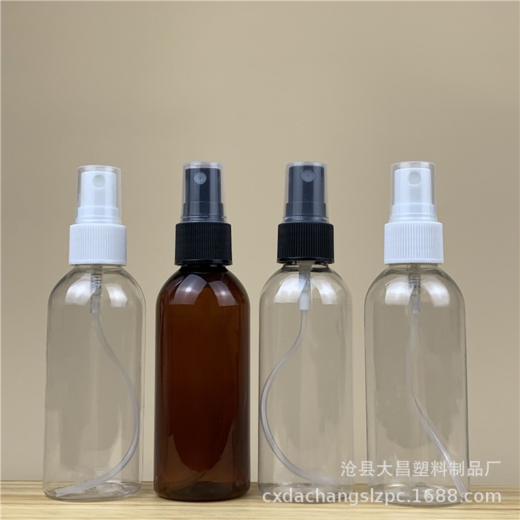 加厚 80ml透明喷雾瓶 pet化妆水样品分装瓶 80ml消毒液塑料喷瓶