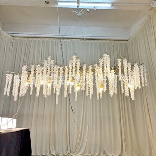 Sales Department Exhibition House Hotel Lobby Branch Chandelier Catering Bar Cafe Creative Crystal Custom Lamps