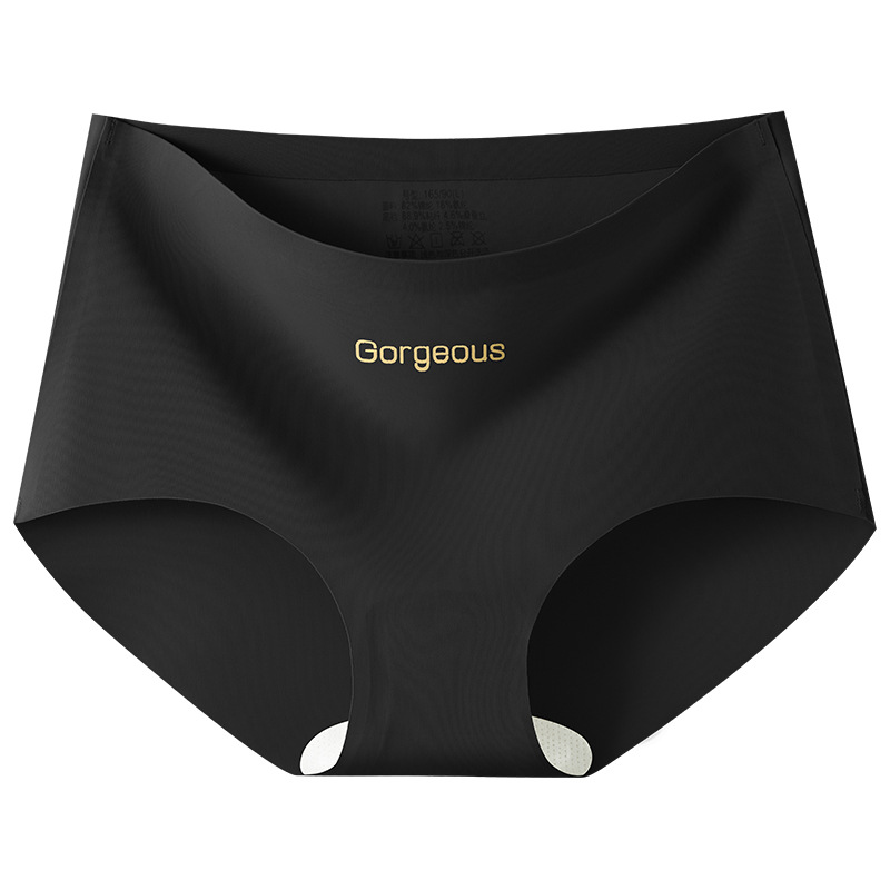 Seda de morera entrepierna alargada entrepierna antibacteriana sin costuras hilo de hielo ejercicio de yoga sin costuras niñas calzoncillos de mujer sin costuras sin caderas