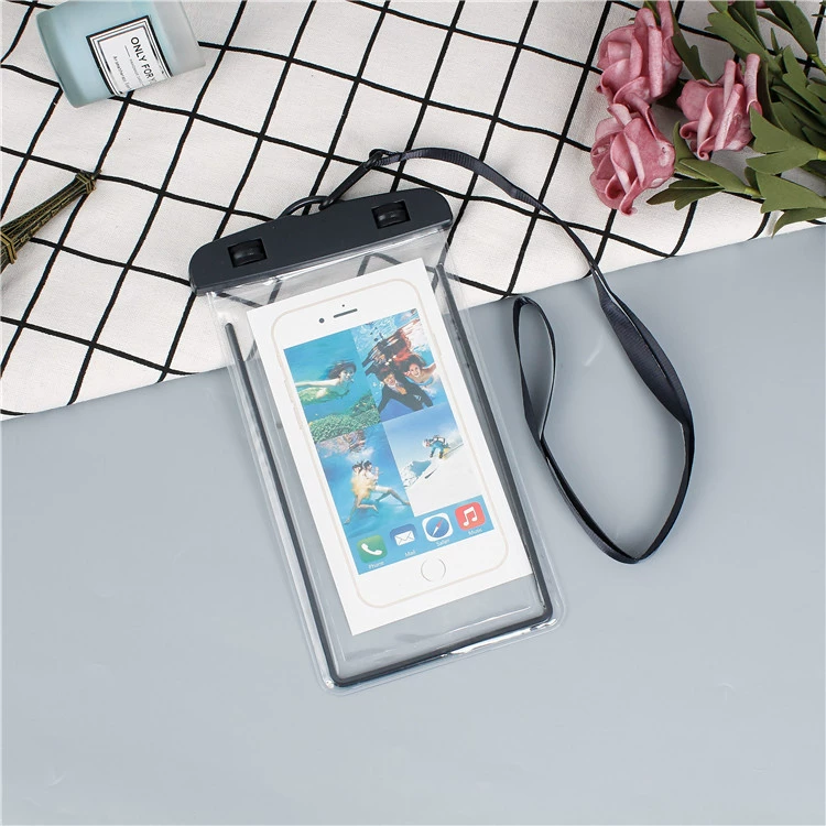 Mobile phone protection, waterproof bag for swimming, waterproof sealed bag, storage system, air bag, touch screen