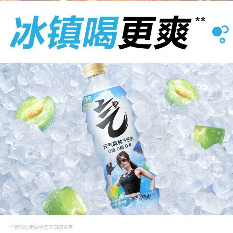 Газированная вода 480 мл ×15 бутылок, без сахара, без калорий, с разными вкусами