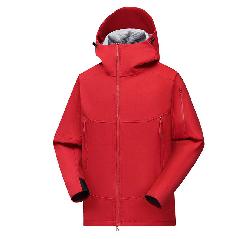 Men's travel windproof waterproof sports jacket for beloved with hood