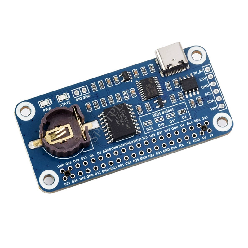 Raspberry Pi RTC expansion board plate high -precision DS3231SN clock chip watch door dog module