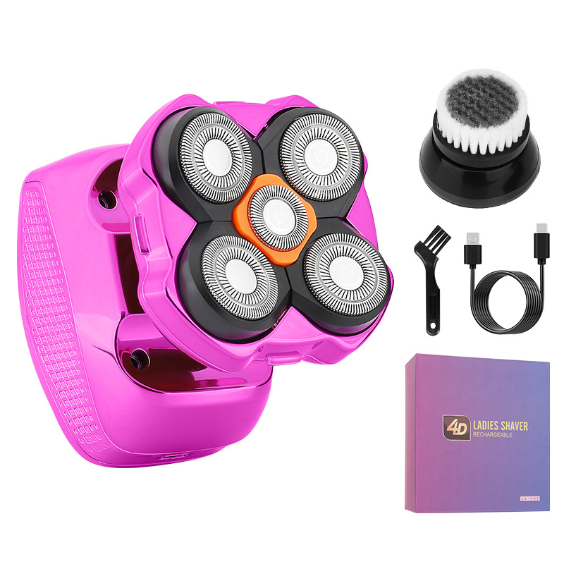 Máquina de afeitar eléctrica para mujeres, lavado con agua, carga, área privada para mujeres, venta caliente transfronteriza. image 5
