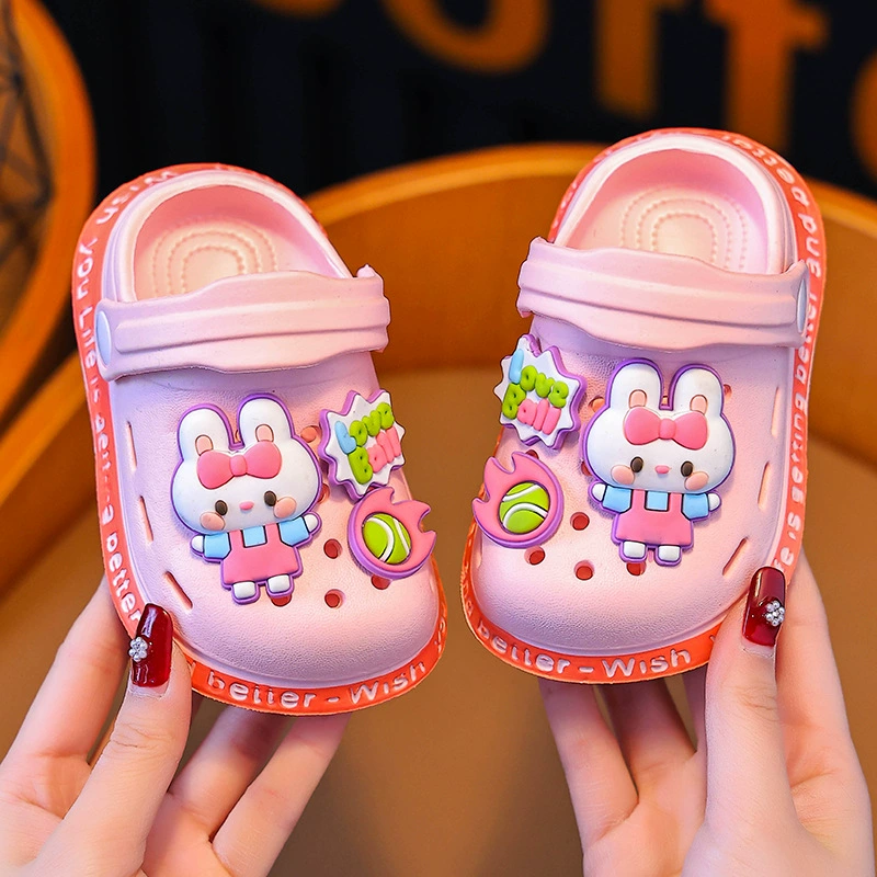 Детские тапочки 1-16 лет 2 девочки пещерные туфли в помещении нескользящие малыши летние дети дома