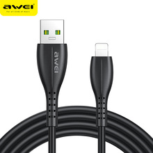 AWEI用维USB-C适用于华为苹果小米荣耀安卓快充线单拖快充数据线