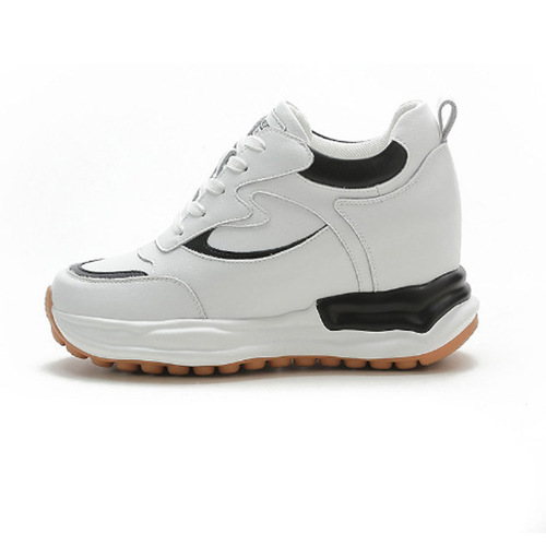Broken code inventory processing inner height increasing women's shoes thick-soled platform casual sports shoes mesh shoes single shoes