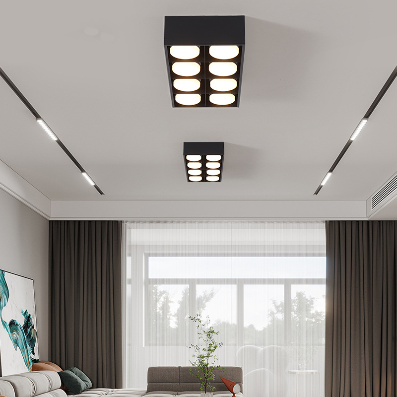 No Main Light Design Surface Mounted Downlight Simple Modern Bedroom Living Room Dining Room LEDSquare Ceiling Light