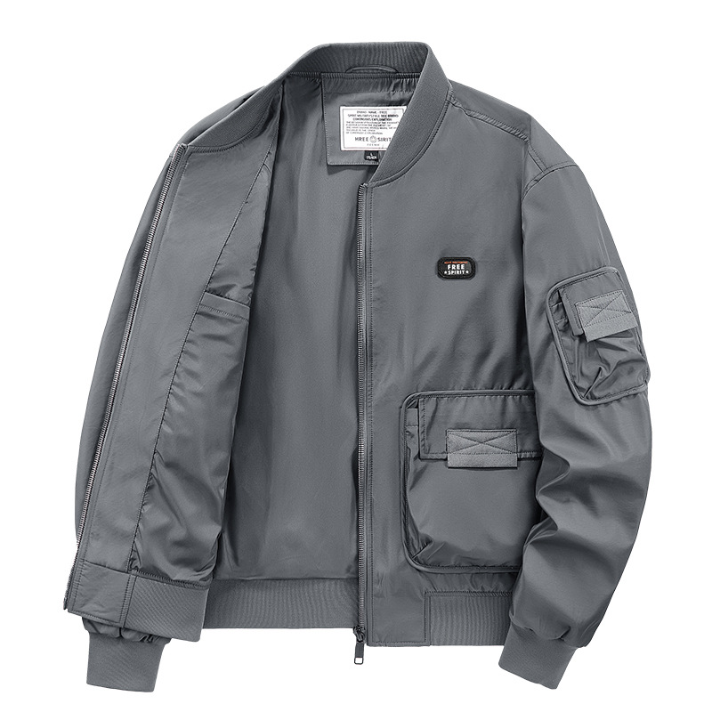 Pilotenjacke für Herren im Frühlings- und Herbststil, amerikanischer Baseballanzug, Arbeitskleidung 23519_voghion.com