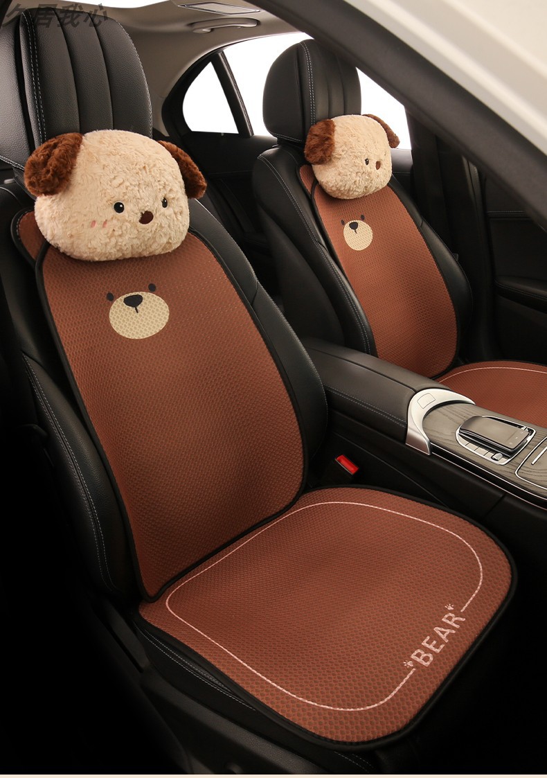 2025 new car seat cushion four seasons universal seat cover seat cover car cute car goddess high-end summer