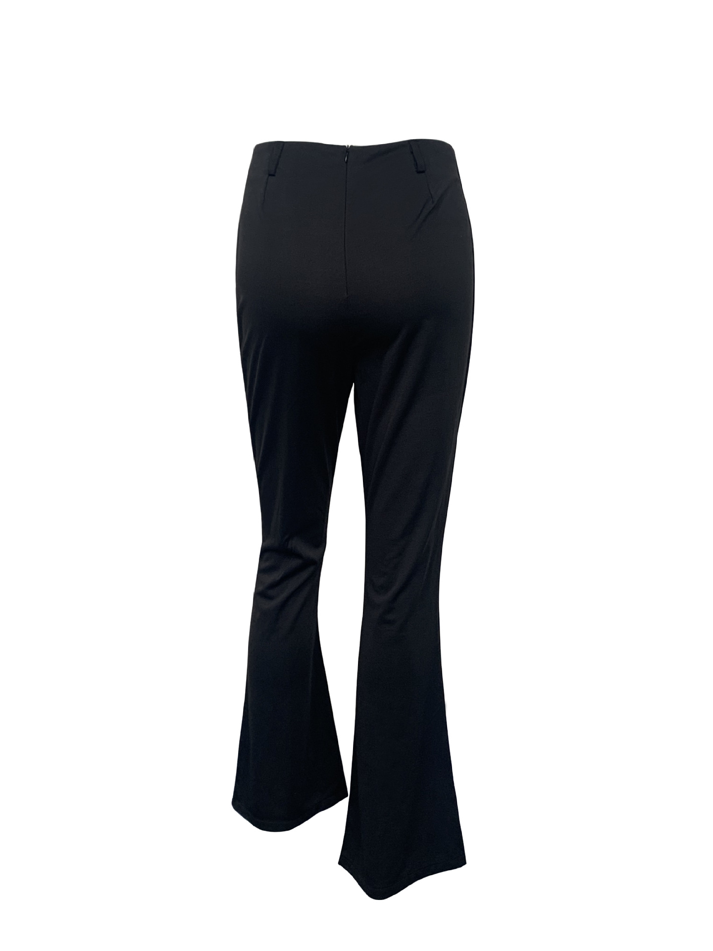 Fashion Solid Color Spandex Polyester Full Length Flared Pants display picture 2