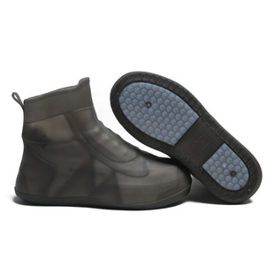 Waterproof Shoe Covers Silicone Rainproof Shoe Covers Rain Shoe Covers for Men and Women Thickened High Tube Rainproof Boot Covers Wholesale