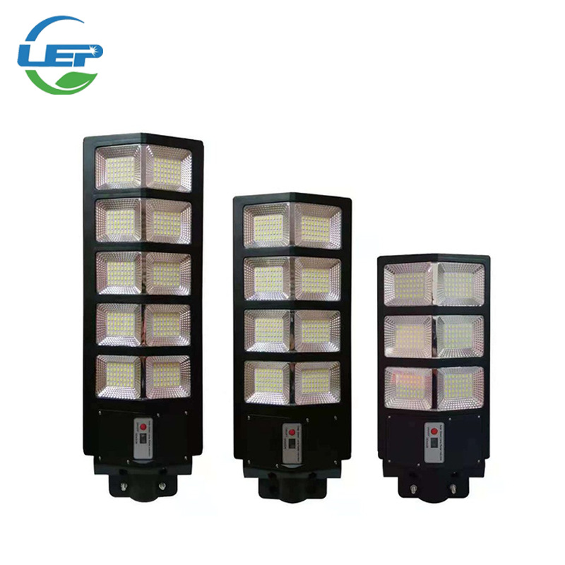 Lámpara solar integrada tipo Mercedes, luz LED exterior para muros, jardines o patios