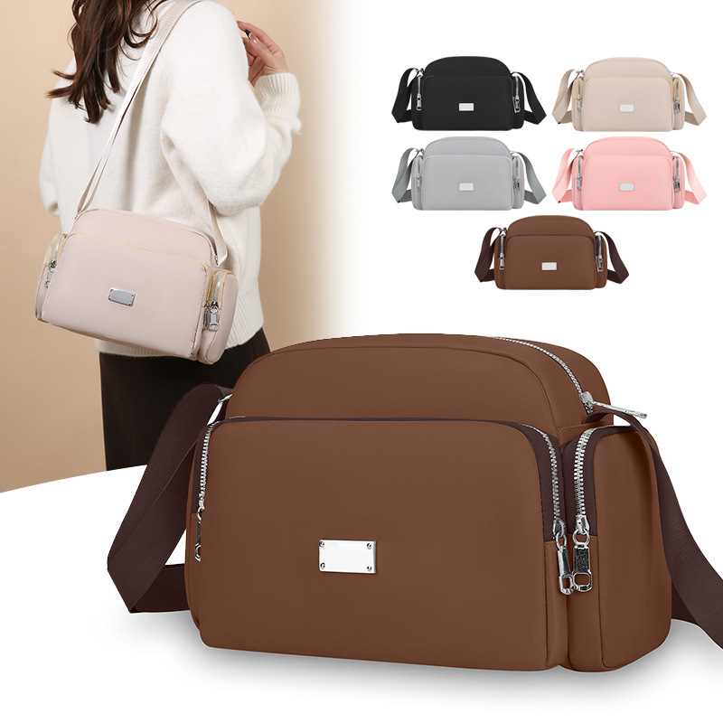 Factory Direct Sales Fashion Women's Bag Wholesale New Nylon Shoulder Crossbody Bag Large Capacity High Appearance Lightweight Mother Bag Factory Direct Sales Fashion Women's Bag Wholesale New Nylon Shoulder Crossbody Bag Large Capacity High Appearance Lightweight Mother Bag
