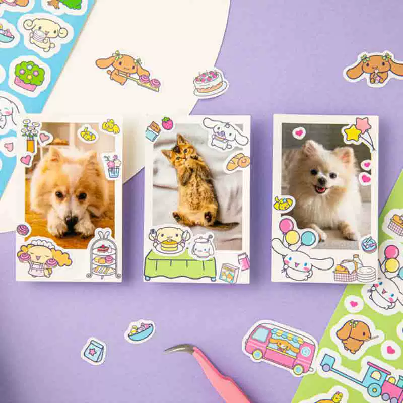Sanrio, милые мультяшные наклейки, канцелярские товары, комиксы, планировщик, оптовая продажа
