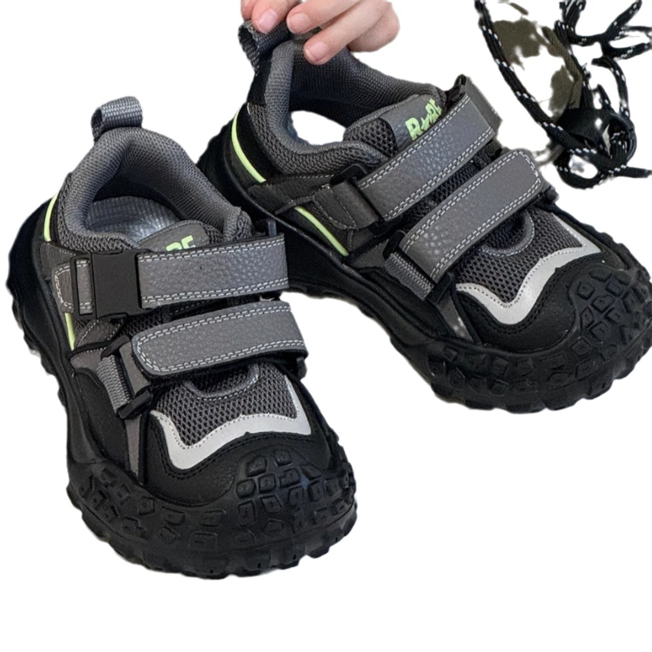 Zapatos deportivos para niños 2024 otoño nuevos zapatos casuales para niños zapatos de correr de suela suave zapatos de malla transpirables zapatos de papá