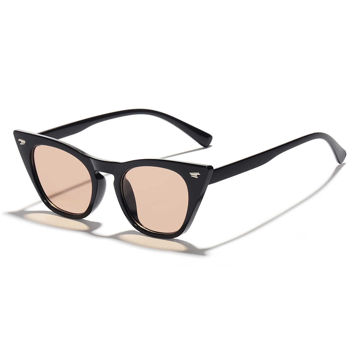 Nuevas gafas de sol de ojo de gato ins estilo personalizado moda europea y americana cara grande que adelgaza las gafas de sol UV400 a prueba de rayos UV para las mujeres