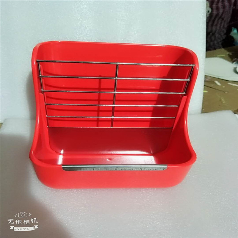 Boer al por mayor conejo suministros 2 para la cuenca de comedor anti-rodería inserción de acero inoxidable material ABS fundición