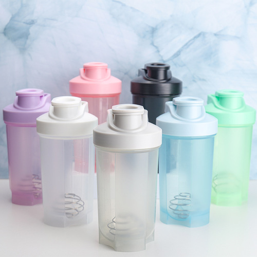 Shaker Cup Blending Cup Sports Water Cup Portable Protein Powder Milkshake Fitness Water Bottle 500ML Coffee Cup