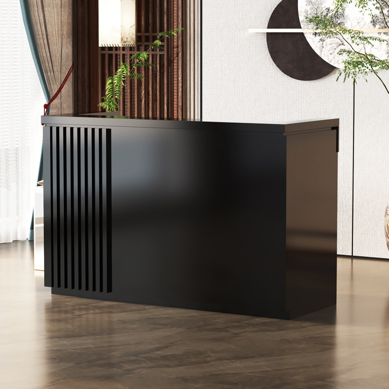 Cashier Women's Clothing Bar Clothing Store Small Company Front Desk Cabinet Paint Beauty Salon Reception Desk Bar Cashier