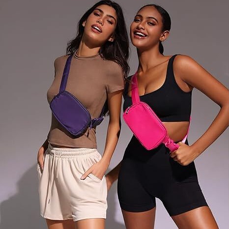 Cross-Border Popular Lulu Waist Bag with the Same Style for Outdoor Sports and Running Cross-Body to Hold Mobile Phones, Large-Capacity Fitness Women's Chest Bag Cross-Border Popular Lulu Waist Bag with the Same Style for Outdoor Sports and Running Cross-Body to Hold Mobile Phones, Large-Capacity Fitness Women's Chest Bag