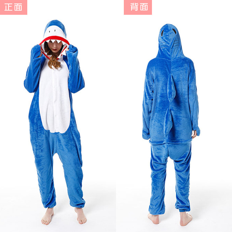 Otoño y invierno serie de animales de flanela de dibujos animados mono Goku polvo cerdo padres e hijos pareja ropa de casa interacción padre-hijo