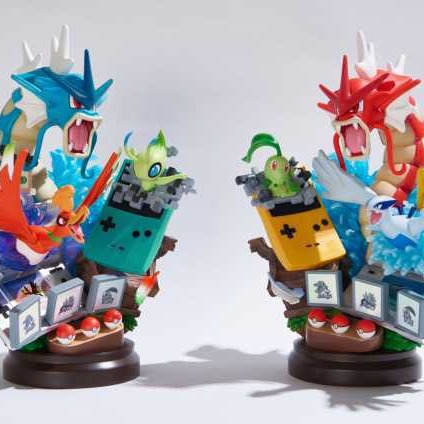 神奇宝贝口袋妖怪凤王暴鲤龙雪拉比盒装手办模型潮流手办