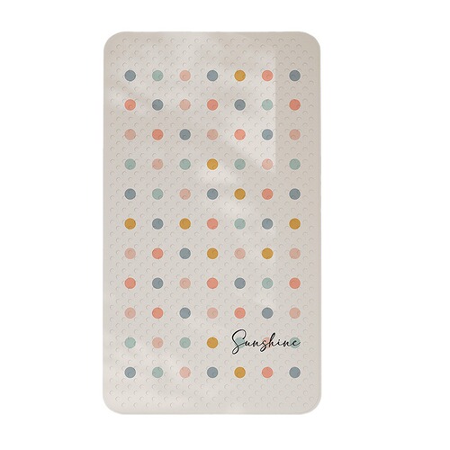 Pushang cream style shower room non-slip floor mat bathroom children's bath anti-fall mat bathroom suction cup massage foot mat