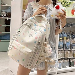 新しい和風イン高価値新鮮で甘くてかわいいスターのバックパック中学生と高校生のための大容量バックパック