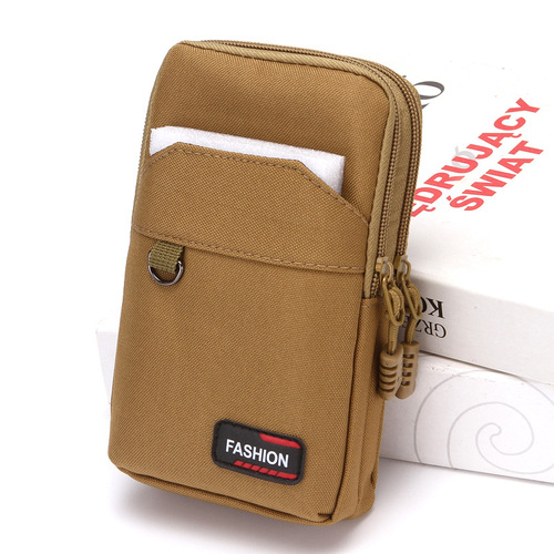 Cross-border men's outdoor phone bag large capacity phone waist bag Amazon outdoor hiking waist bag construction site batch