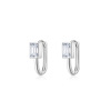 Small design earrings, silver 925 sample, light luxury style, 2023 collection