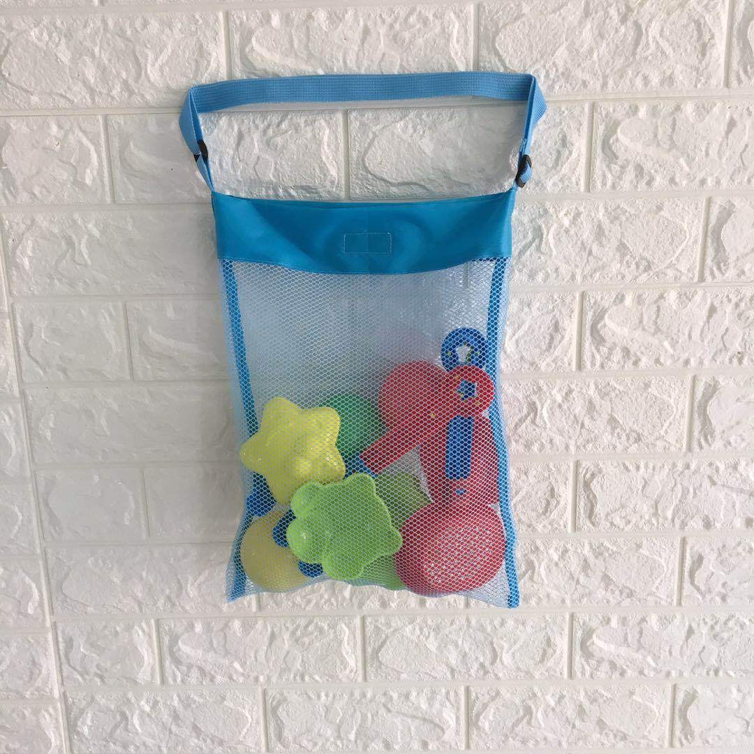 Bolsa de almacenamiento plegable para niños, bolsa de aseo de malla multicapa, bolsa de playa grande, bolsa de almacenamiento portátil para juguetes, disponible en stock